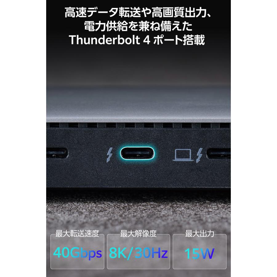 ELECOM（エレコム） ドッキングステーション Thunderbolt4対応 14in1