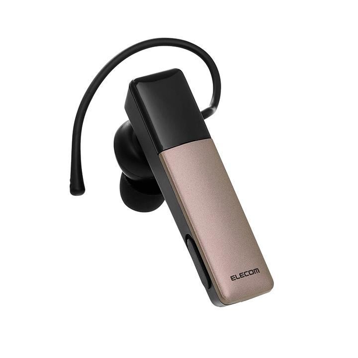 エレコム Bluetooth ワイヤレス ヘッドセット 片耳 通話用 HD Voice Qualcomm cVc Type-C充電 カッパー ELECOM LBT-HSC21MPBR | ELECOM | 02