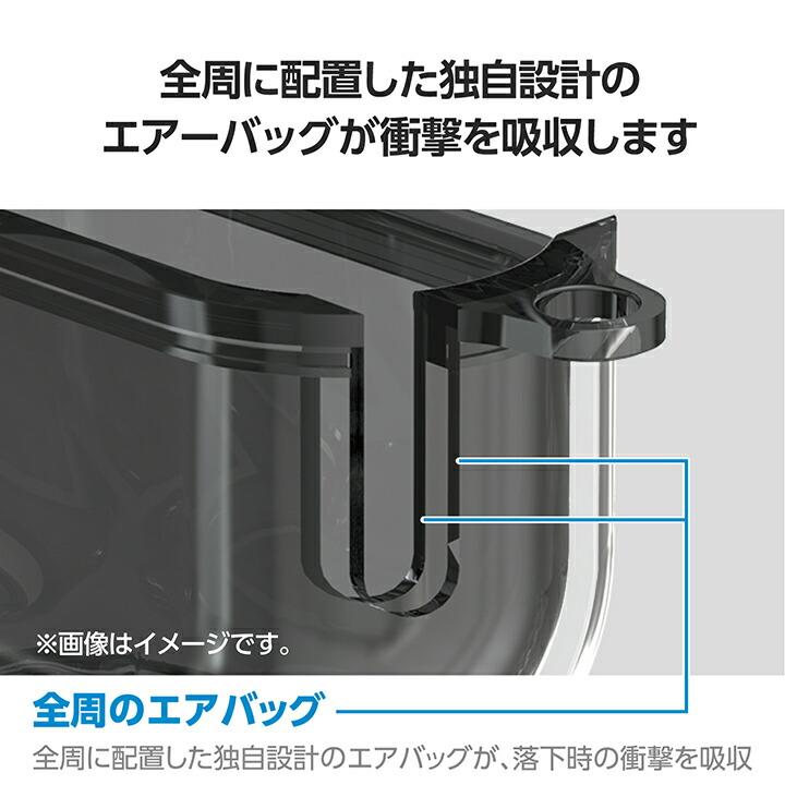 ELECOM（エレコム） AirPods 第4世代 用 MUBRAIN ソフトケース エア