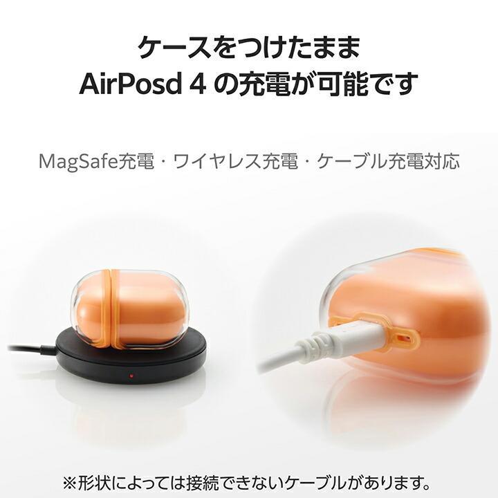 ELECOM（エレコム） AirPods 第4世代 用 MUBRAIN ソフトケース エア