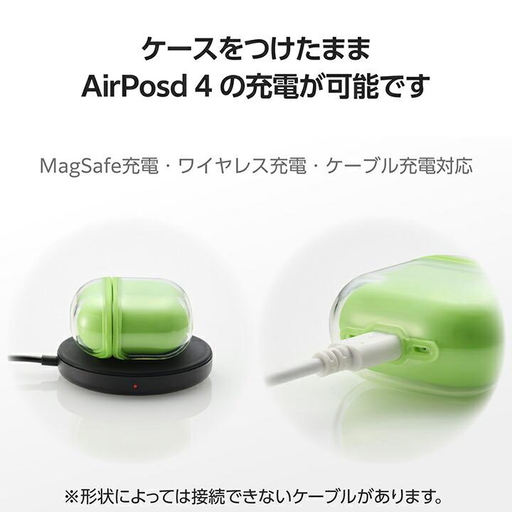 ELECOM（エレコム） AirPods 第4世代 用 MUBRAIN ソフトケース エア