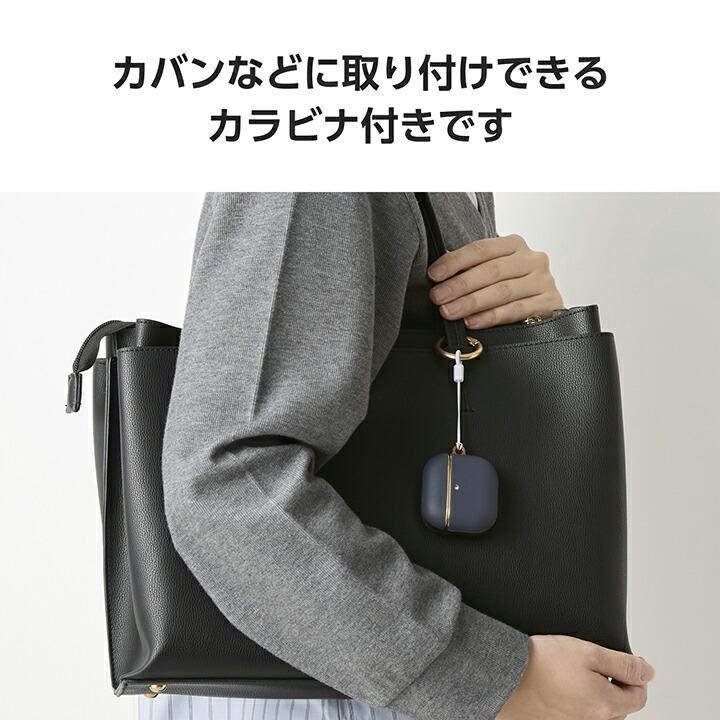 AirPods4本体 箱及びブルーケース付き Amazon | ZENIX DESIGN TECH Airpods4 用 ケース カラビナ付き 第4世代