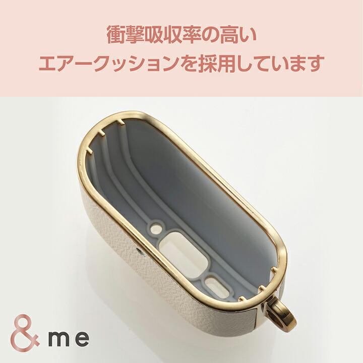 ELECOM（エレコム） AirPods 第4世代 用 ＆me ソフトレザーケース