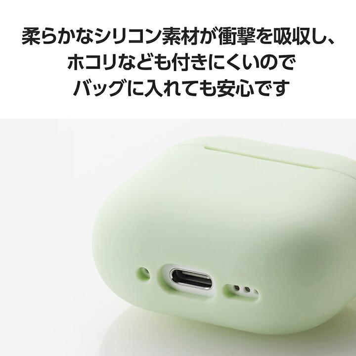 ELECOM（エレコム） AirPods 第4世代 用 シリコンケース エアポッズ