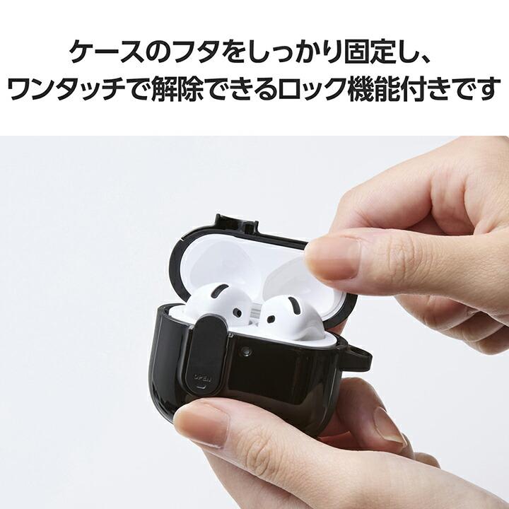 ELECOM（エレコム） AirPods 第4世代 用 TOUGH SLIM Lock ケース