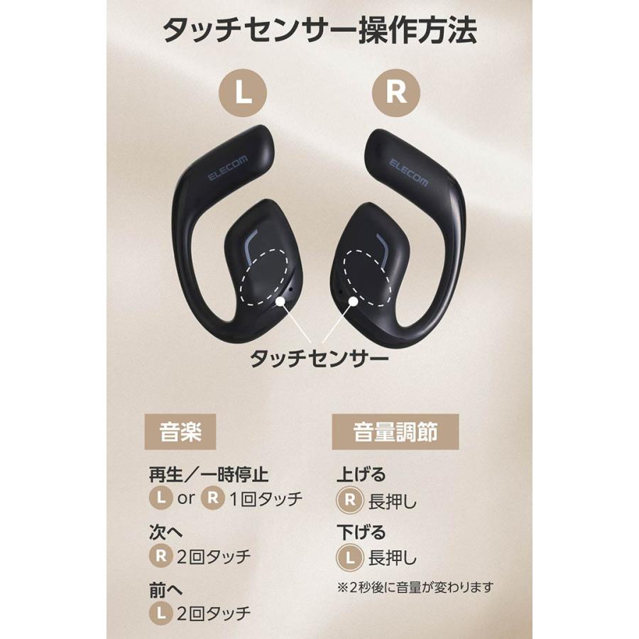 オーディオ機器 ②エレコム オープンイヤー型 ワイヤレス Bluetooth