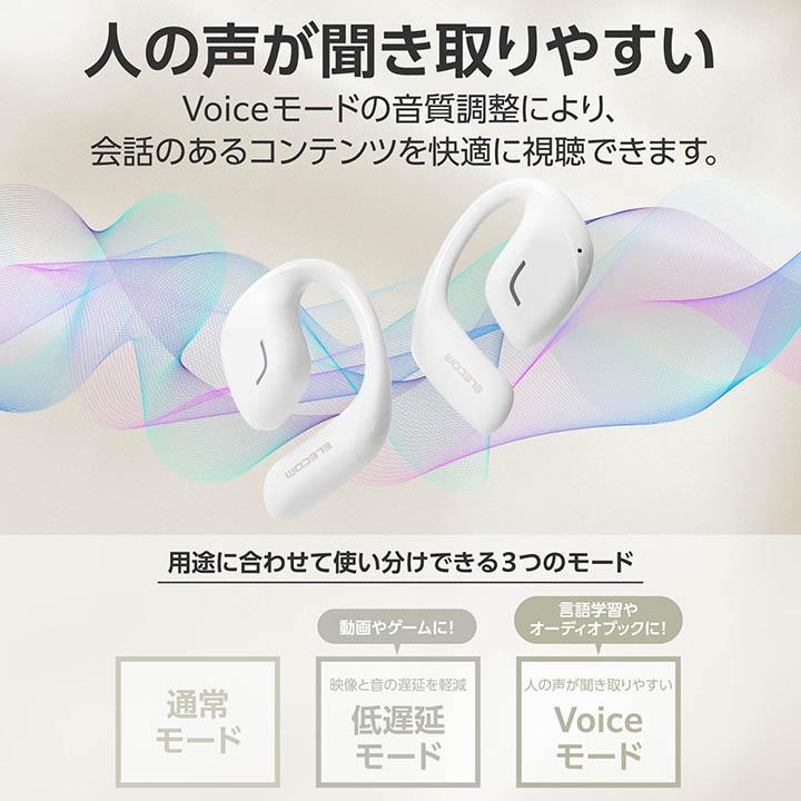 ELECOM（エレコム） Bluetooth イヤホン オープンイヤー型 ワイヤレス
