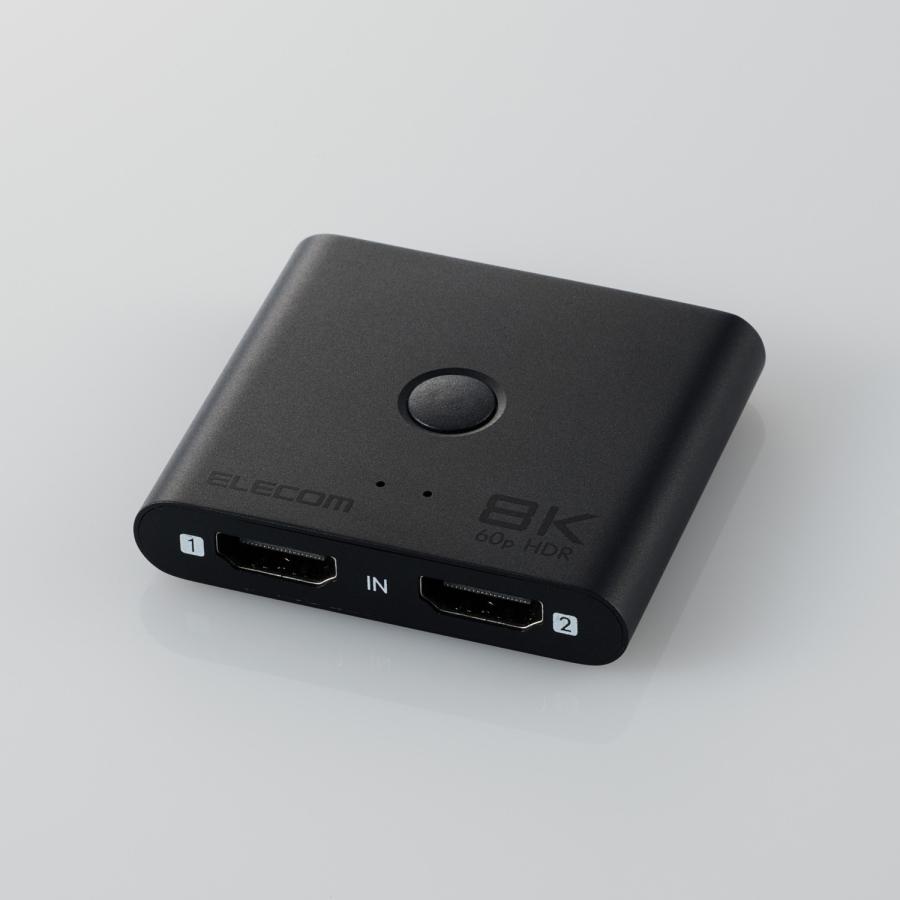 ELECOM（エレコム） HDMI切替器・分配器 8K対応 2in1 8K60Hz対応 双方