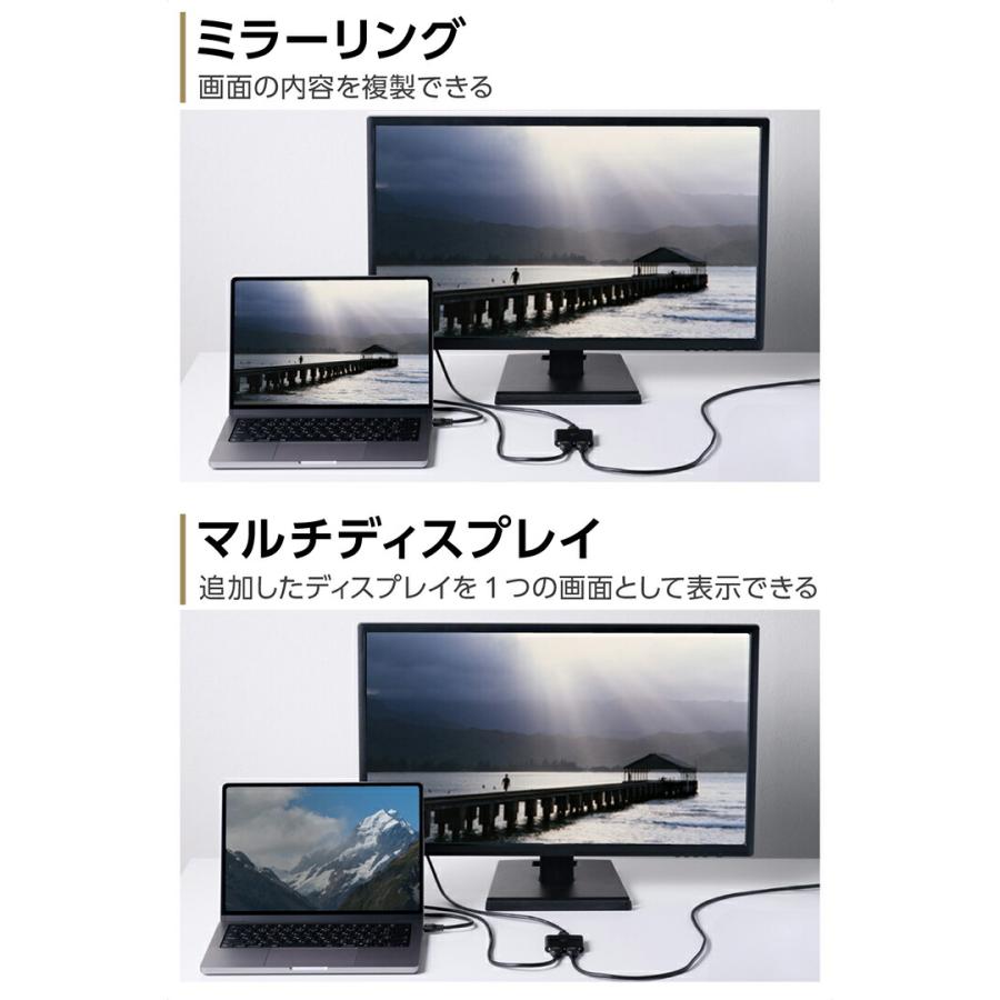 ELECOM（エレコム） HDMI切替器・分配器 8K対応 2in1 8K60Hz対応 双方