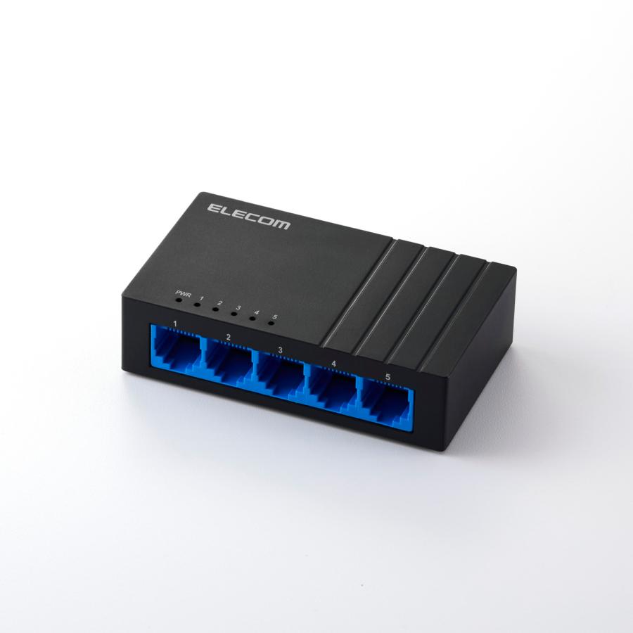 ELECOM（エレコム） Giga対応 スイッチングハブ 5ポート スイッチ プラ