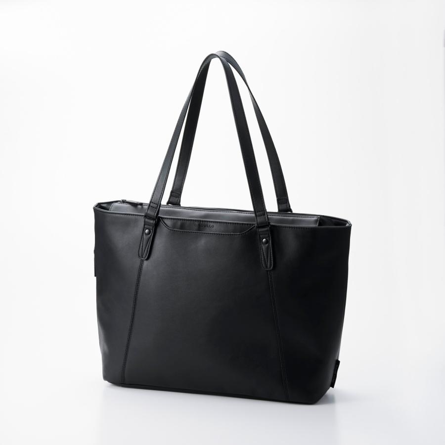 ELECOM（エレコム） トートバッグ ORGULLO 横型01 合皮 スマホポケット