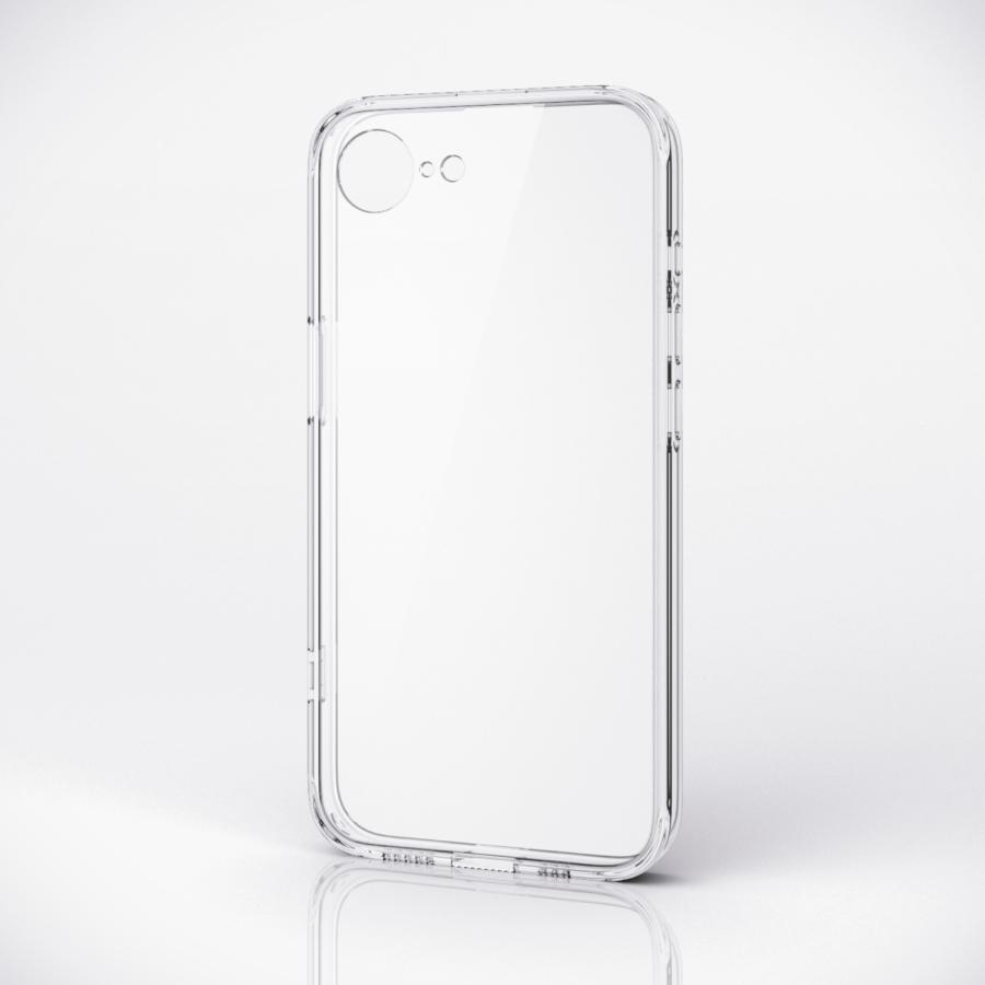 ELECOM（エレコム） iPhone 16e 用 ハイブリッドガラスケース 極限