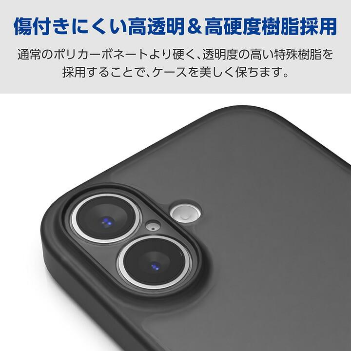 ELECOM（エレコム） iPhone 16e 用 ハイブリッドケース 極限 マット