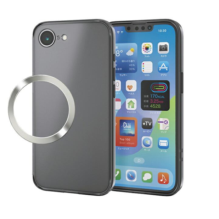 ELECOM（エレコム） iPhone 16e 用 ハイブリッドケース 極限 マット