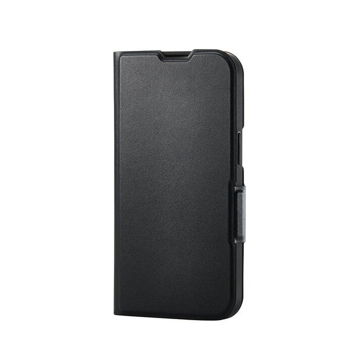 ELECOM（エレコム） iPhone 16e 用 ソフトレザーケース 薄型 磁石付