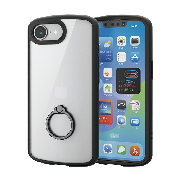 ELECOM（エレコム） iPhone 16e 用 ケース フレームカラー リング付