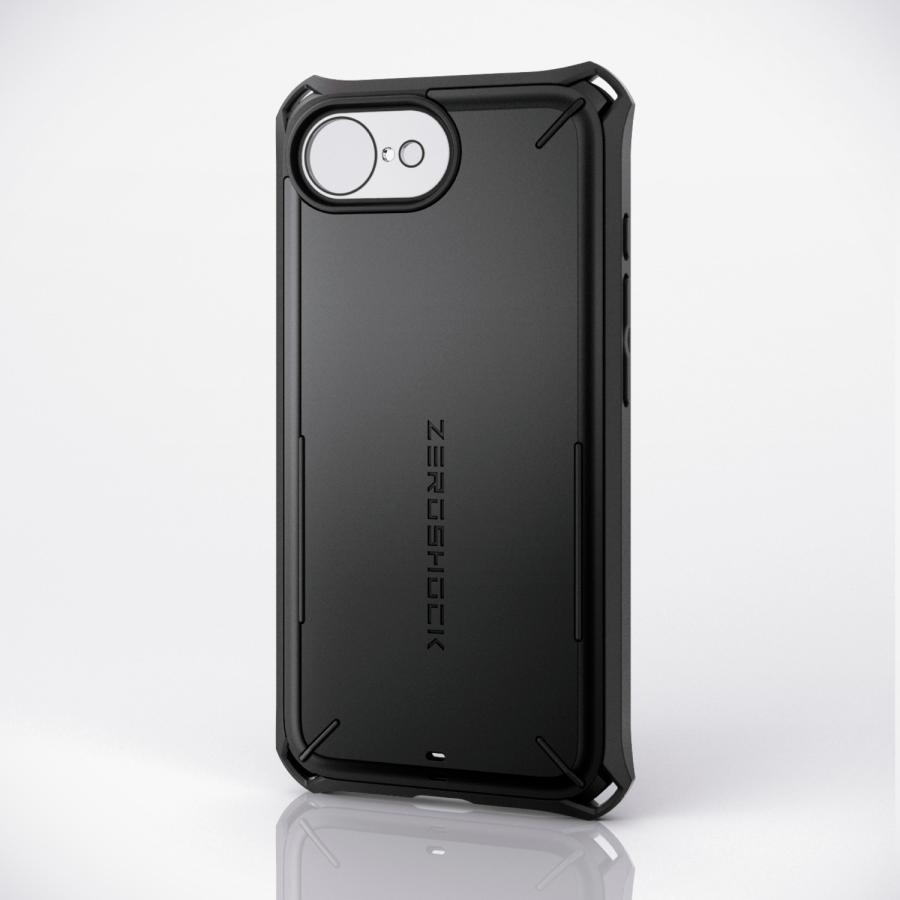 ELECOM（エレコム） iPhone 16e 用 ZEROSHOCK Solid Plus ケース