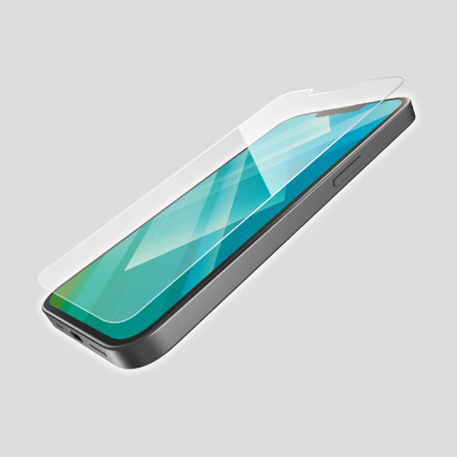 ELECOM（エレコム） iPhone 16e 用 ガラスフィルム 放熱 高透明