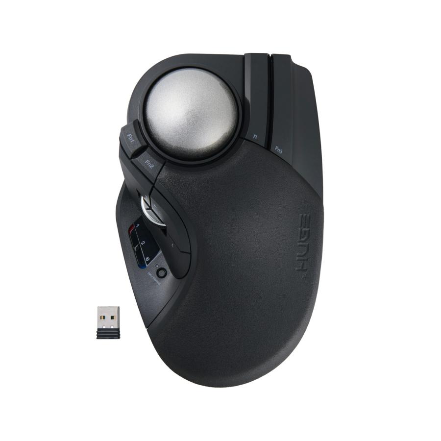HUGE PLUS トラックボール本体 ELECOM（エレコム） HUGE PLUS ワイヤレス トラックボール マウス 有線