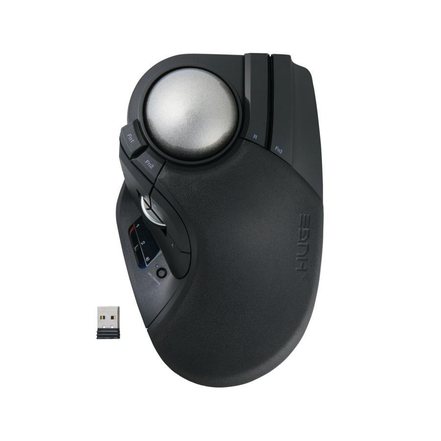 ELECOM（エレコム） HUGE PLUS ワイヤレス トラックボール マウス 有線