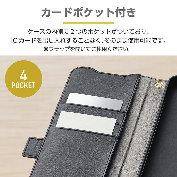 ELECOM（エレコム） Galaxy A25 5G 用 ソフトレザーケース 磁石付 耐