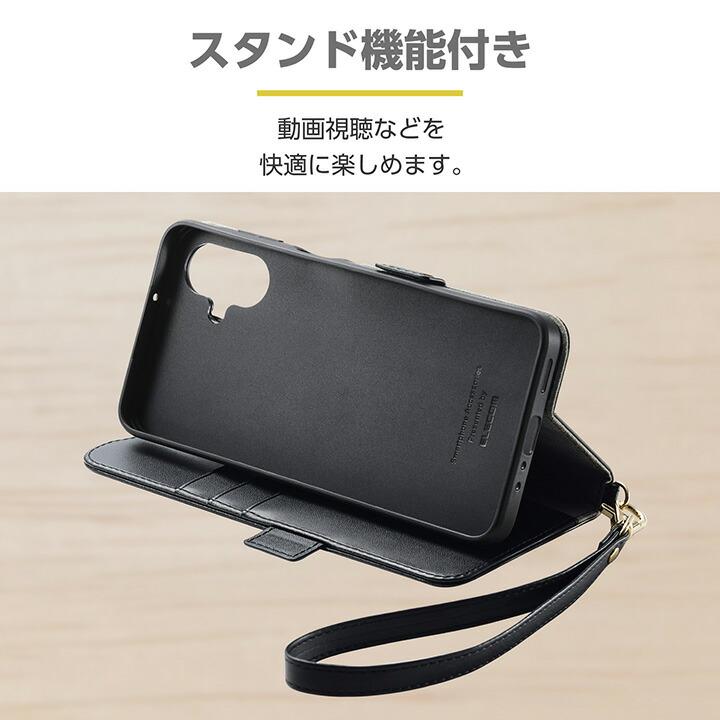 ELECOM（エレコム） Galaxy A25 5G 用 ソフトレザーケース 磁石付 耐