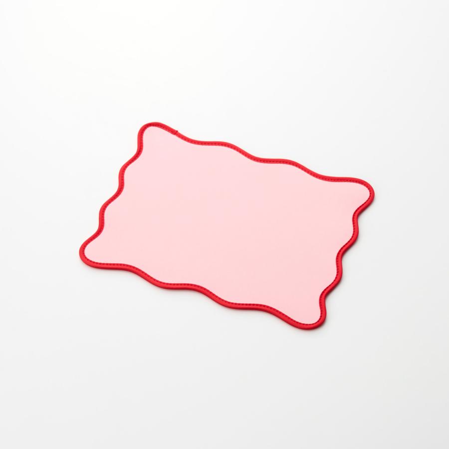 エレコム マウスパッド ウェーブ×バイカラー UKIU ピンク  MP-UK01PN | ELECOM | 01