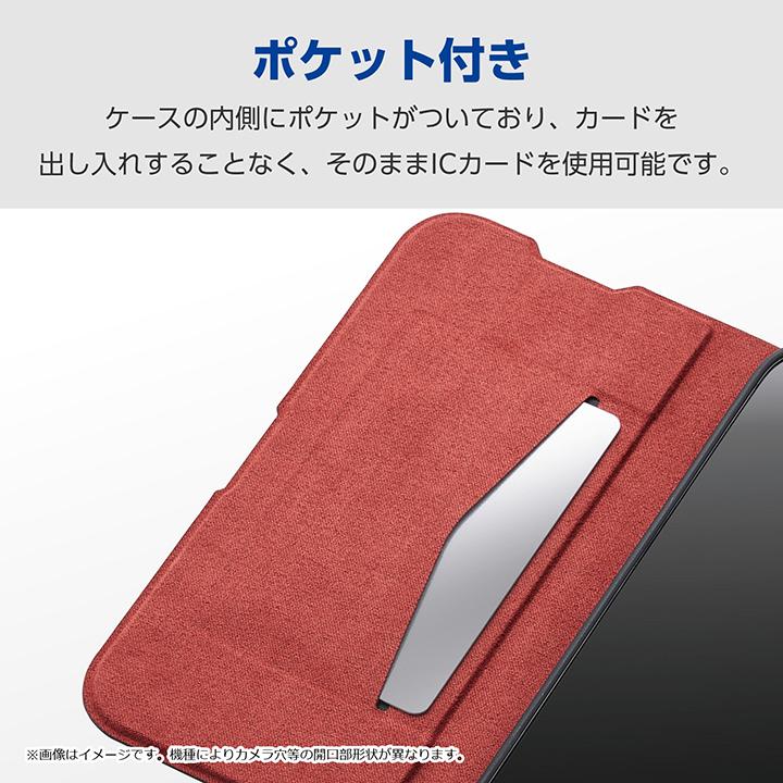 ELECOM（エレコム） OPPO Reno 13A 用 ソフトレザーケース 薄型 磁石付