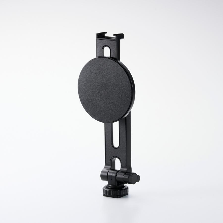 エレコム スマホ用 MAGKEEP カメラ用 マウント (マグネットタイプ) カメラアタッチメント マグネット吸着タイプ 360°回転 ブラック  P-STMCBK | ELECOM | 01