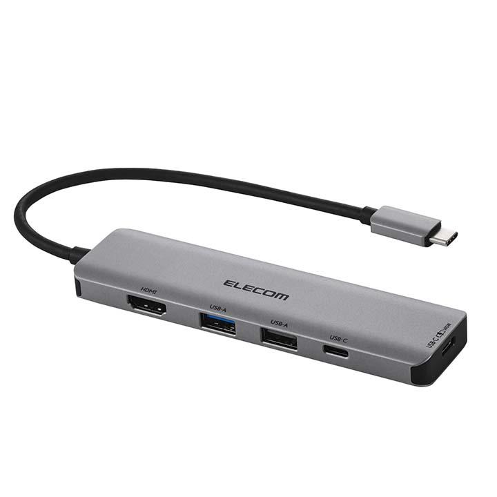 ELECOM（エレコム） Type-C ドッキングステーション 5in1 USB Power