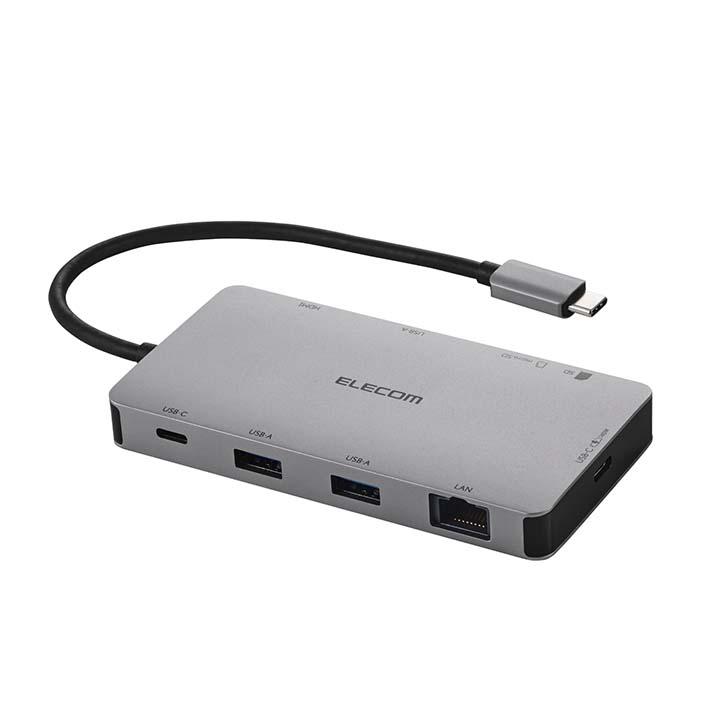 ELECOM（エレコム） Type-C ドッキングステーション 9in1 USB Power