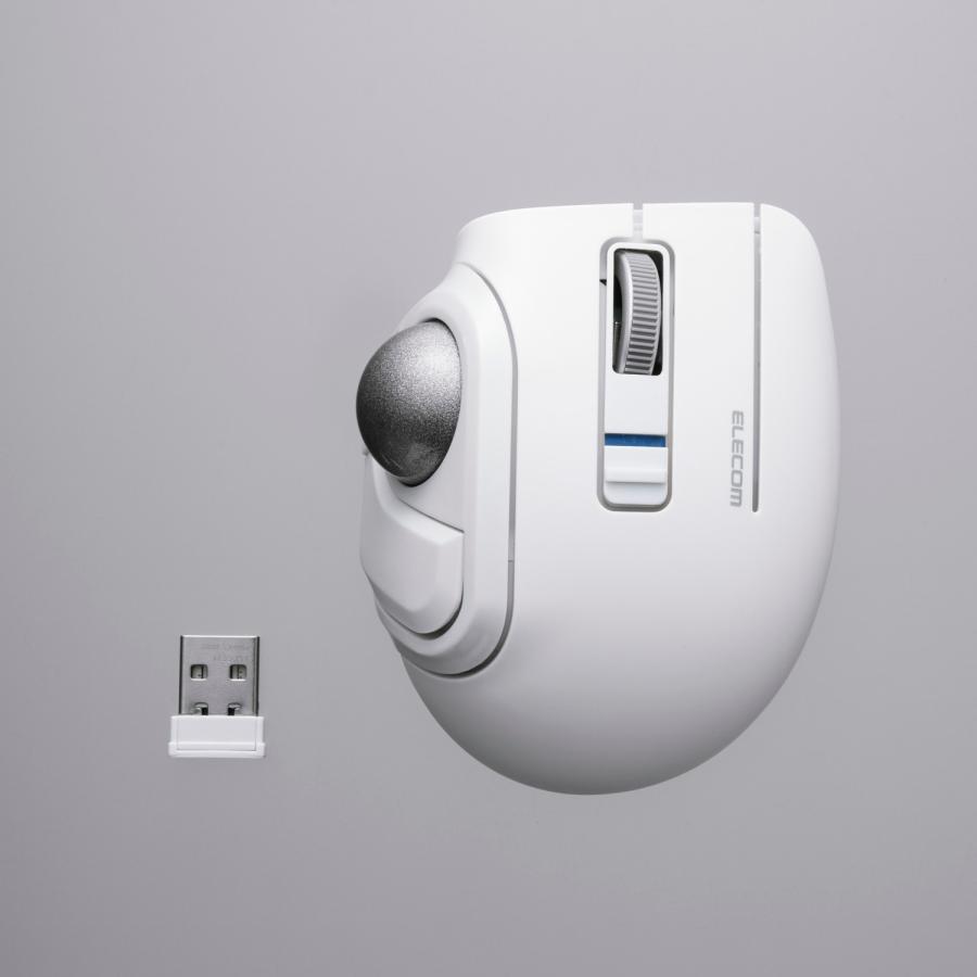 ELECOM bitra Bluetooth トラックボール 本体 ELECOM（エレコム） bitra 無線2.4GHz Bluetooth トラックボール