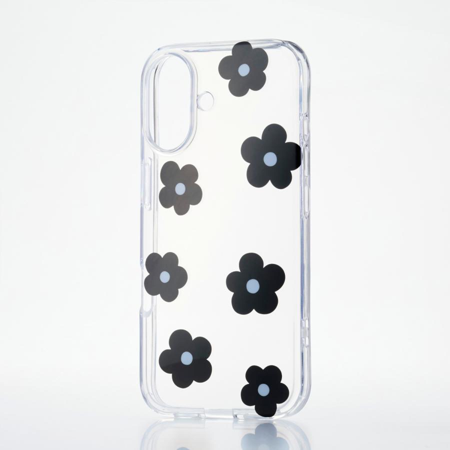 ELECOM（エレコム） iPhone 17 用 ソフトケース IMLフラワー iPhone17