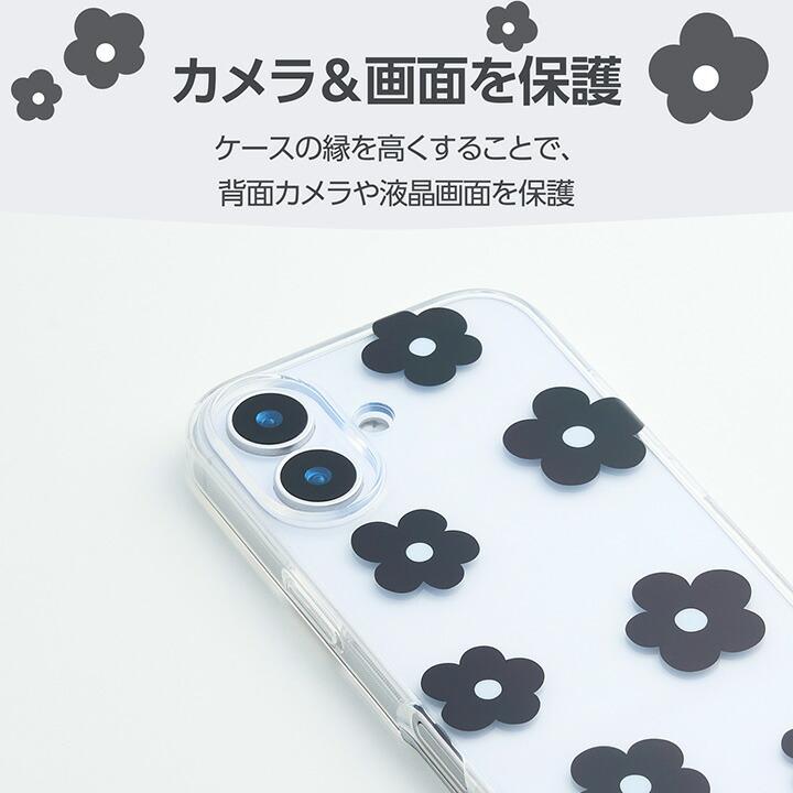 ELECOM（エレコム） iPhone 17 用 ソフトケース IMLフラワー iPhone17