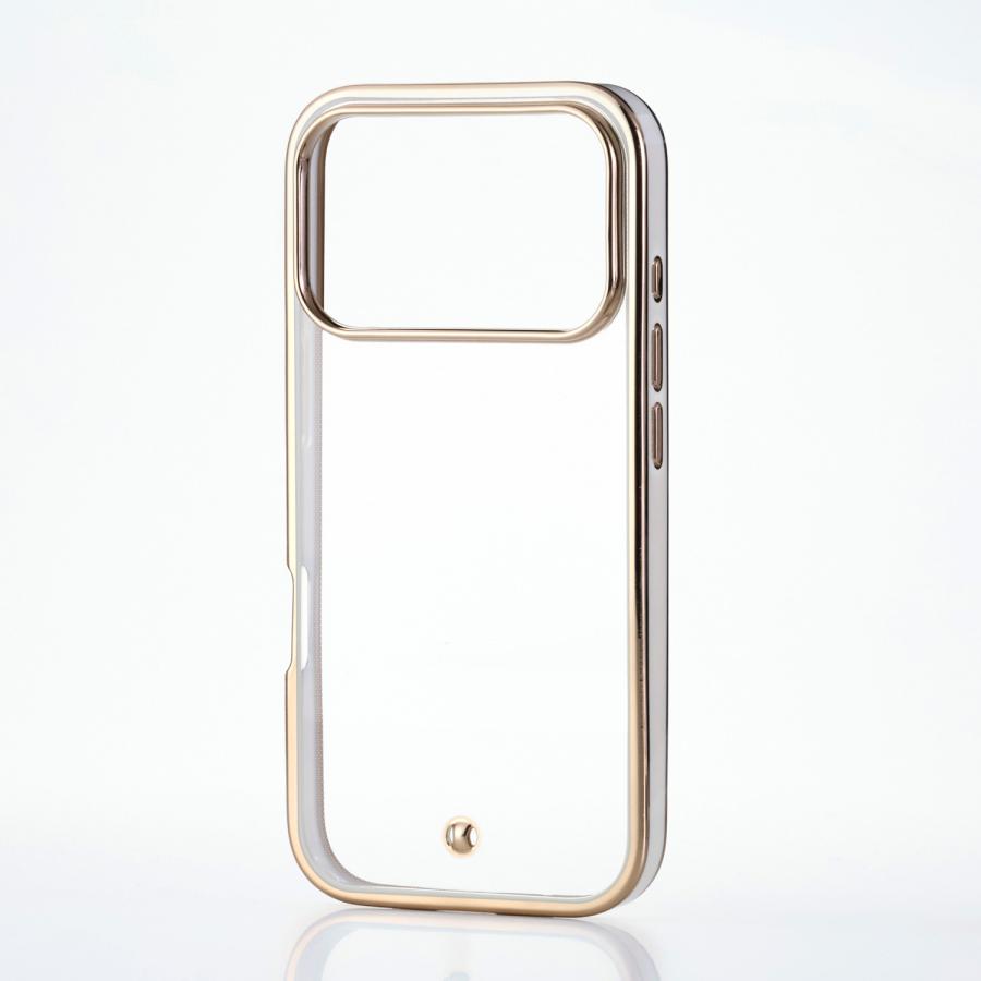 ELECOM（エレコム） iPhone 17 Pro 用 ソフトケース メタリックライン