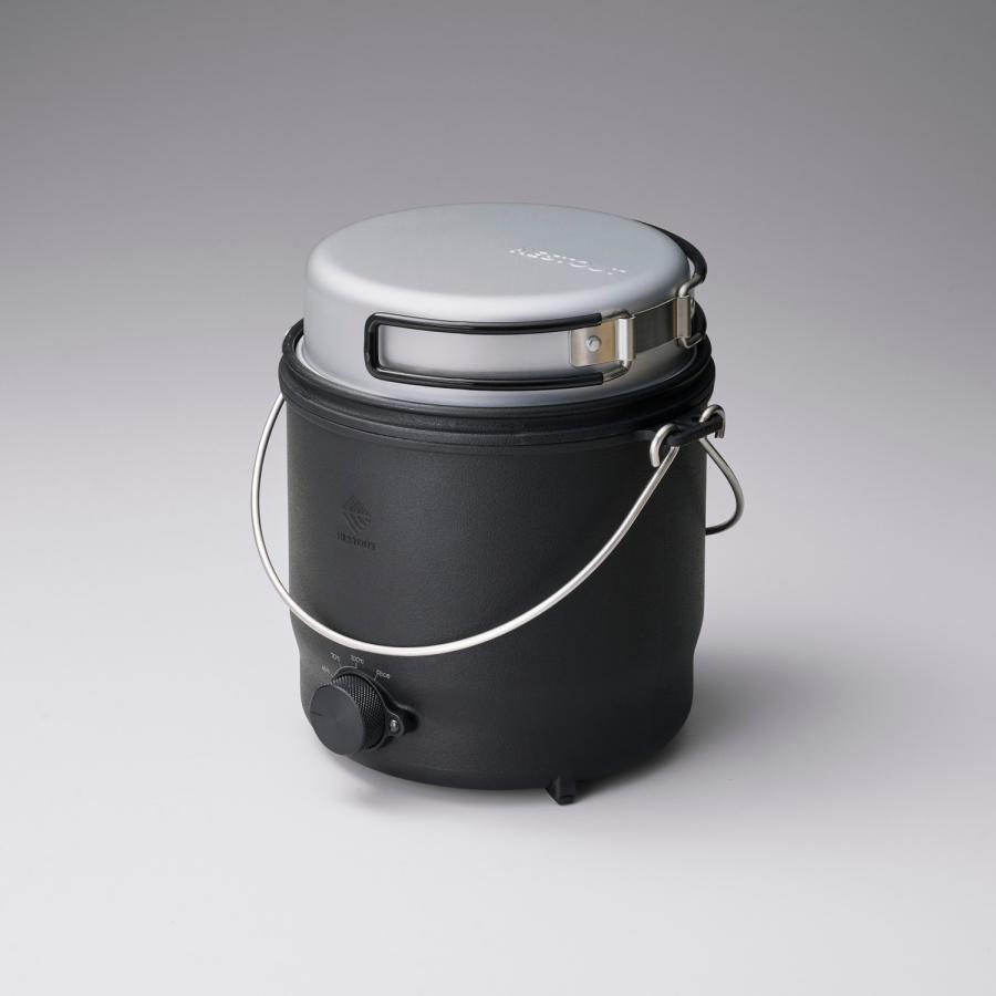ELECOM（エレコム） NESTOUT 電気調理器 COOKER-1 500W 800mL 収納
