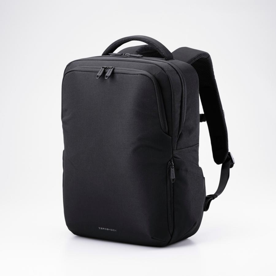 エレコム バックパック 15.6インチ 18L ZEROSHOCK ポリエステル   ブラック ELECOM ZSB-BP02P15BK_1