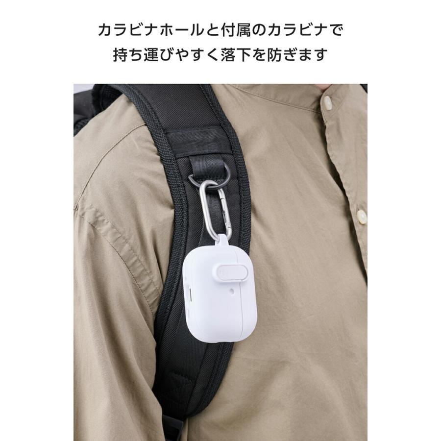 ELECOM（エレコム） AirPods Pro 3 用 TOUGH SLIM Lock ハイブリッド
