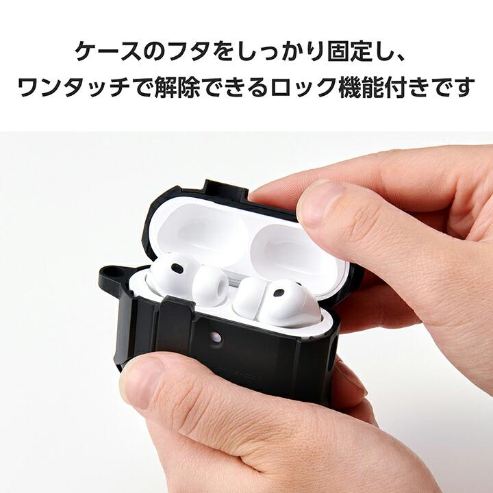 ELECOM（エレコム） AirPods Pro 3 用 ZEROSHOCK Lock ハイブリッド