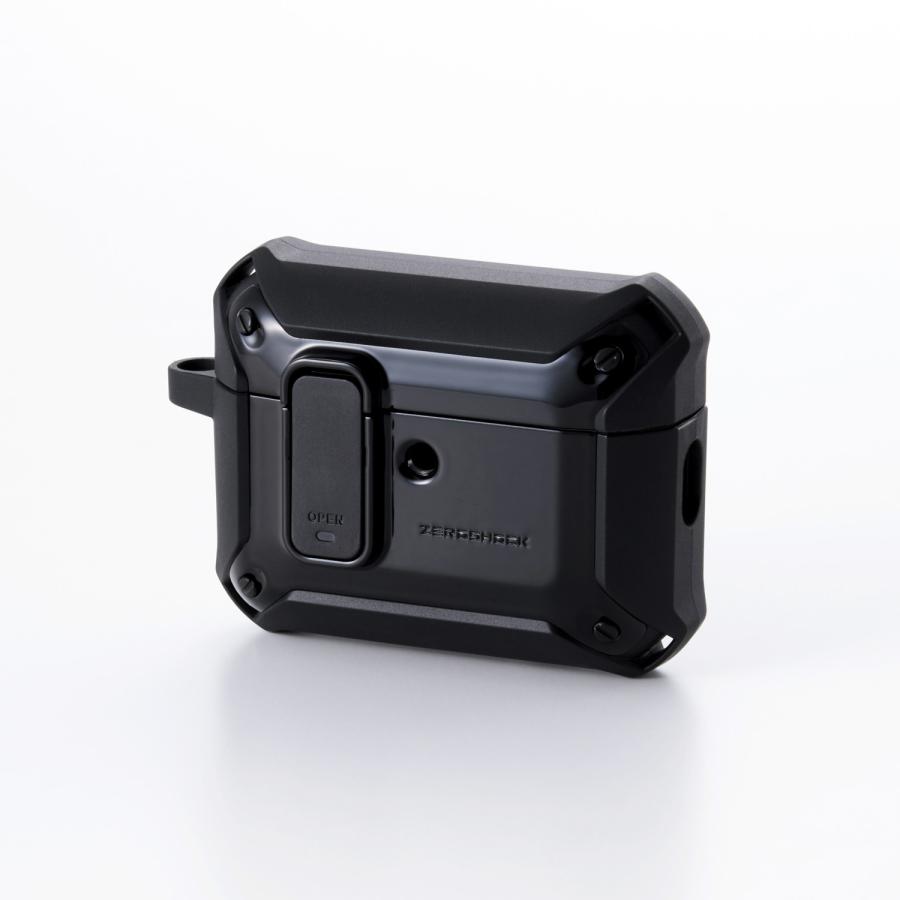 ELECOM（エレコム） AirPods Pro 3 用 ZEROSHOCK Lock ハイブリッド