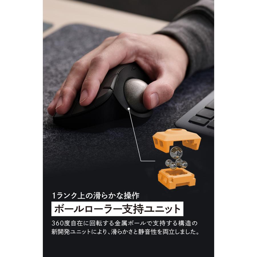 ELECOM（エレコム） トラックボール マウス IST PLUS 親指操作 無線