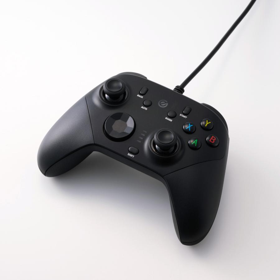 エレコム ゲームパッド ホールエフェクト 背面ボタン搭載 有線アドバンスド ゲームパッド Xbox系配置 ホールエフェクト ブラック  ELECOM JC-GP60XVBK | ELECOM | 01