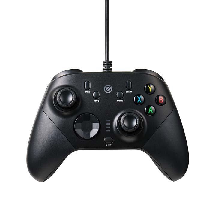 エレコム ゲームパッド ホールエフェクト 背面ボタン搭載 有線アドバンスド ゲームパッド Xbox系配置 ホールエフェクト ブラック  ELECOM JC-GP60XVBK | ELECOM | 02