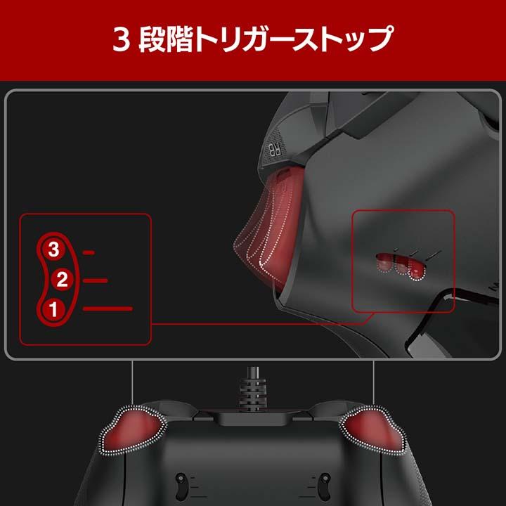 エレコム ゲームパッド ホールエフェクト 背面ボタン搭載 有線アドバンスド ゲームパッド Xbox系配置 ホールエフェクト ブラック  ELECOM JC-GP60XVBK | ELECOM | 05