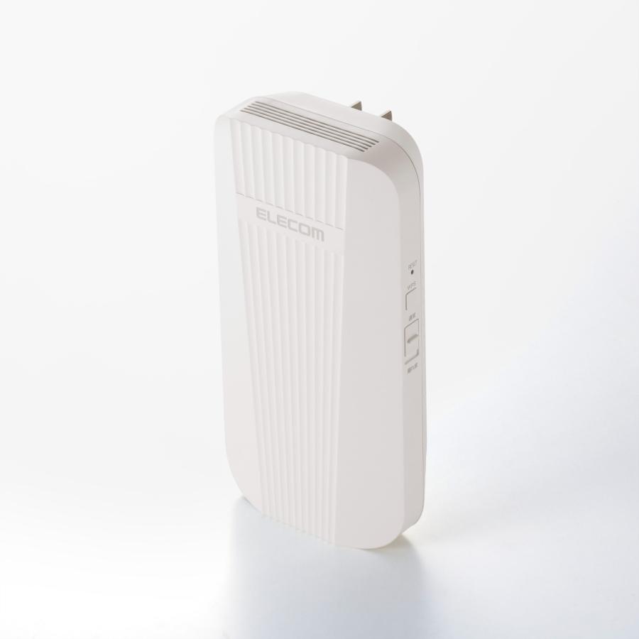 ELECOM WAB-S1167W-AC 無線LAN中継機 2台セット ELECOM（エレコム） 無線LAN中継器 Wi-Fi 6 2402+574Mbps 無線 LAN