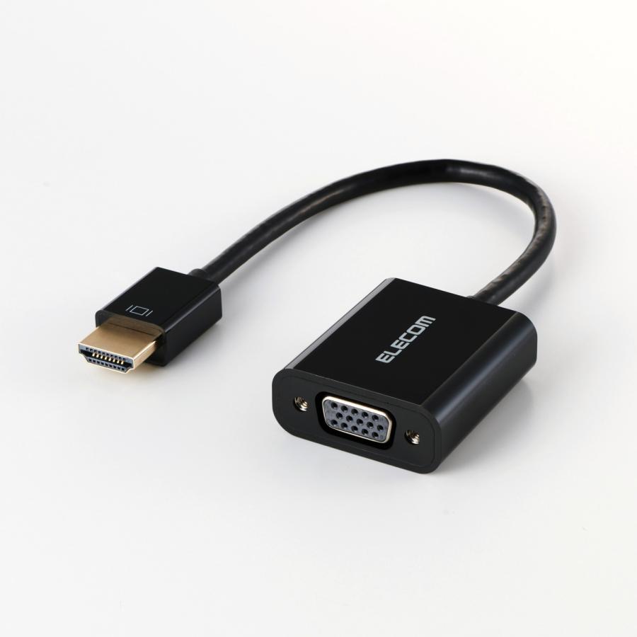 あめ　 ELECOM HDMI to VGA アダプター 16個セット ELECOM（エレコム） 変換アダプタ HDMI - VGA 変換 アダプター FullHD