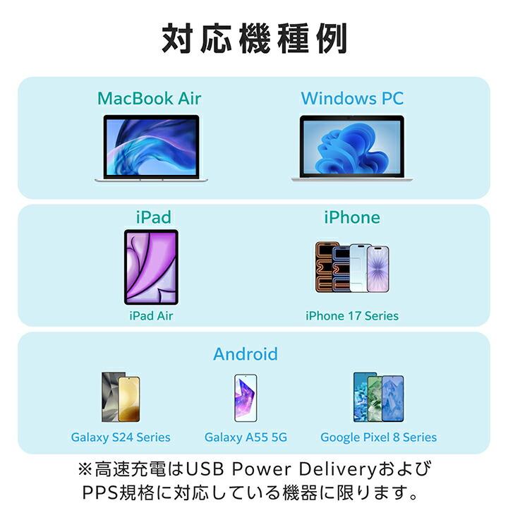 エレコム スマホ・タブレット用 AC充電器 USB Power Delivery 33W Type-C USB-A スイングプラグ ホワイト  MPA-AC11433WH | ELECOM | 07