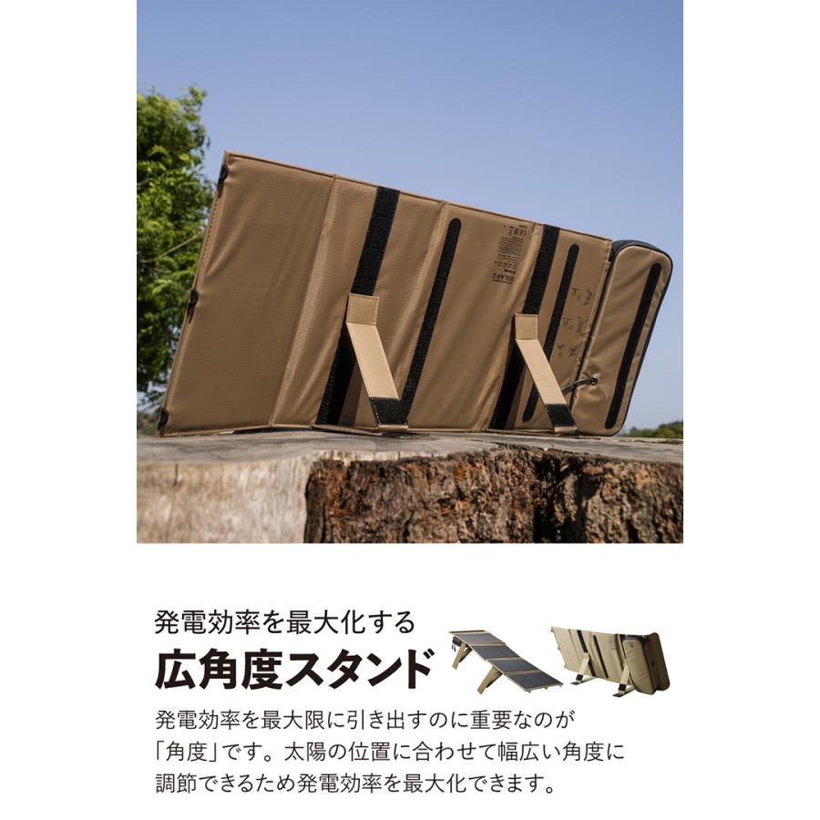ELECOM（エレコム） ソーラーチャージャー 4パネル 28W Type-C USB-A