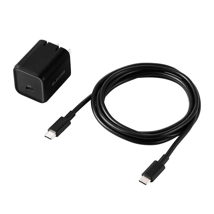 ELECOM（エレコム） AC充電器 USB Power Delivery 45W C-Cケーブル付属