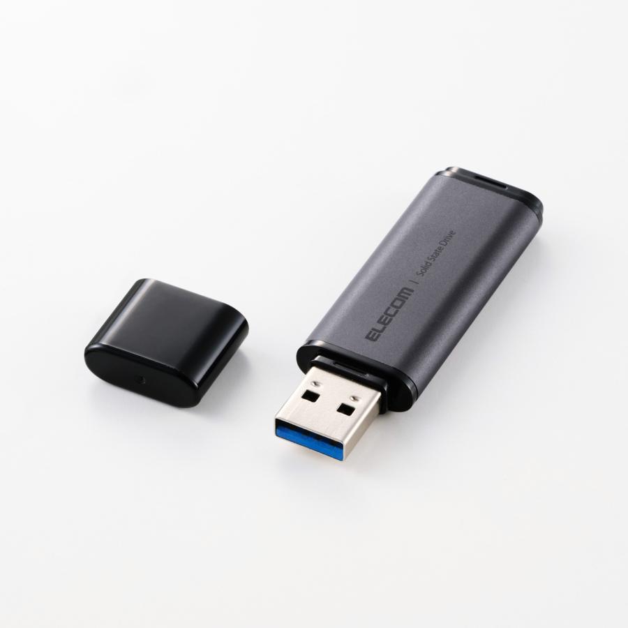ELECOM（エレコム） 外付け SSD キャップ式 ポータブル SSD 1TB USB3.2